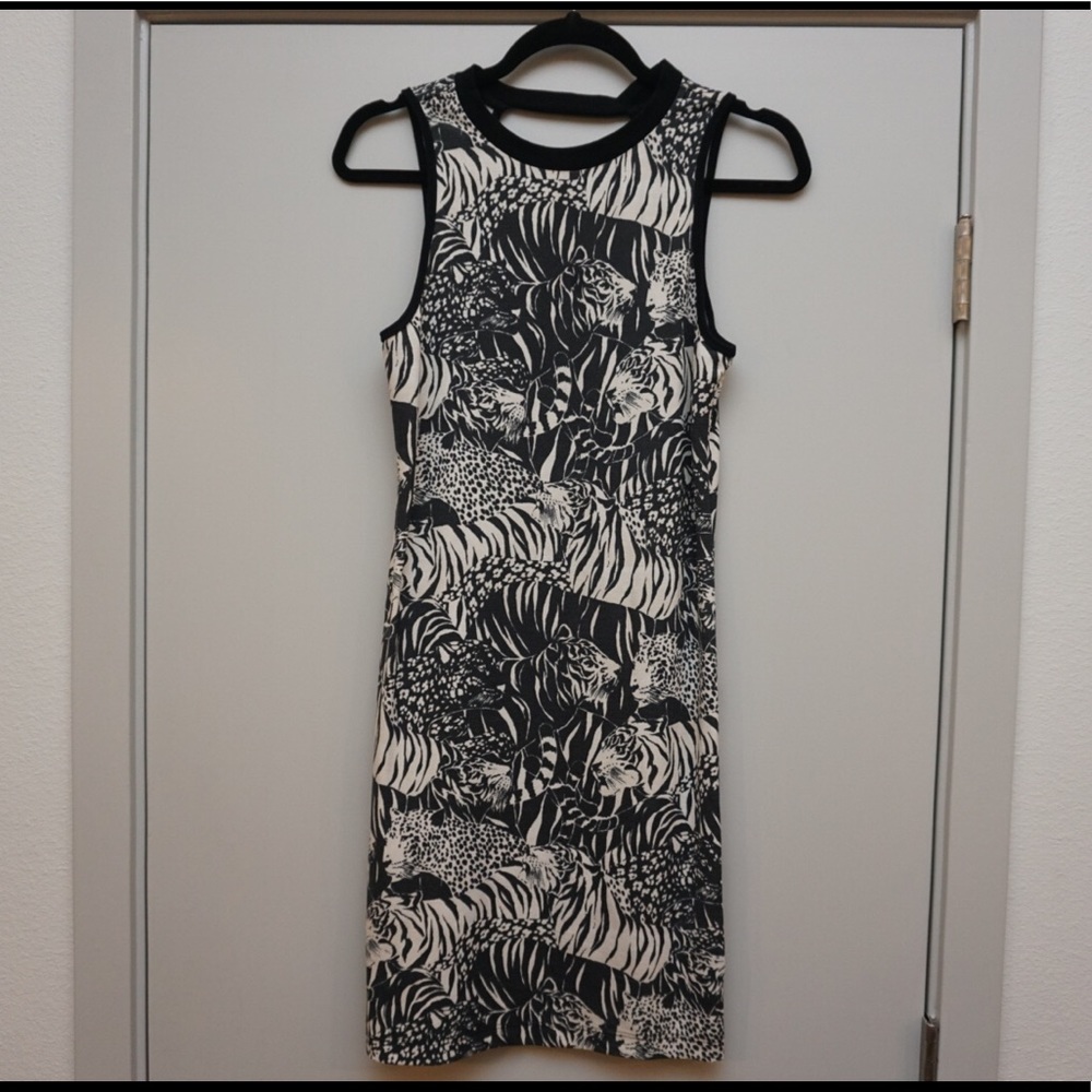 Topshop | Big Cat Bodycon Dress